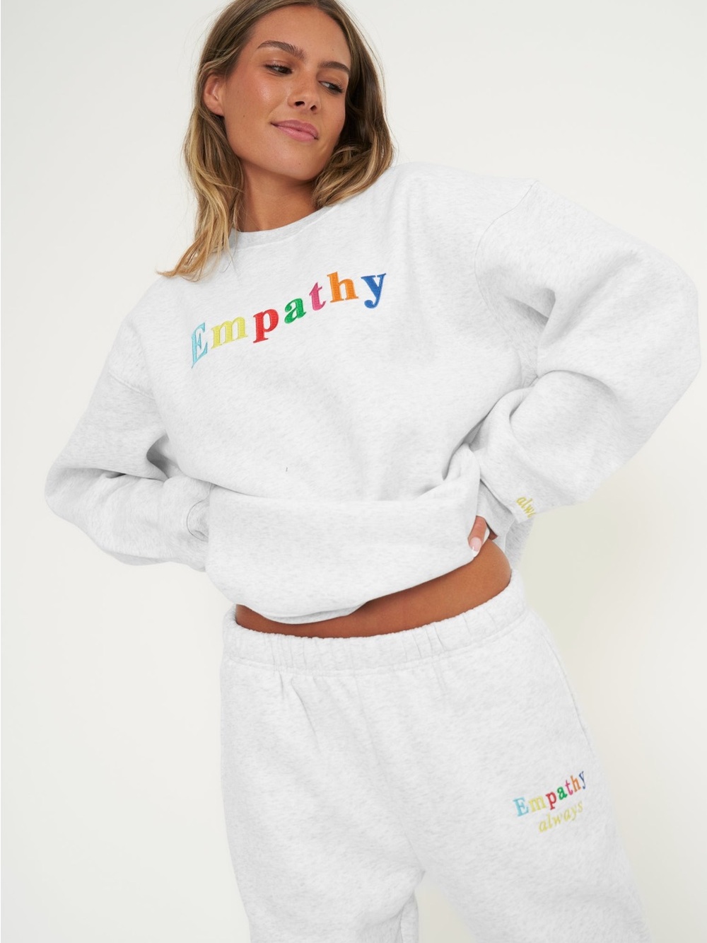 The Mayfair Group Empathy Always Grey Crewneck size Large/XLarge
